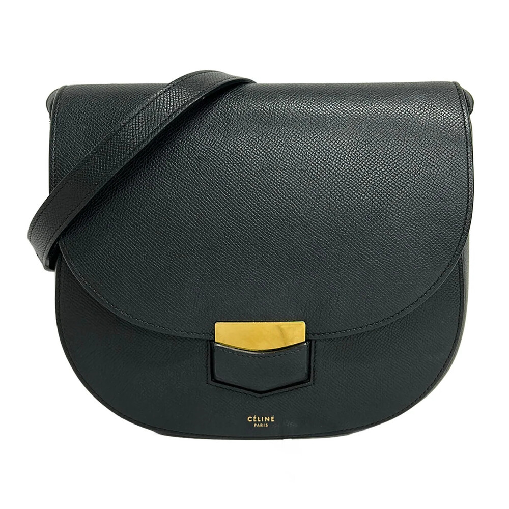 Celine Trotter Compact Black Leather #310321C63B
